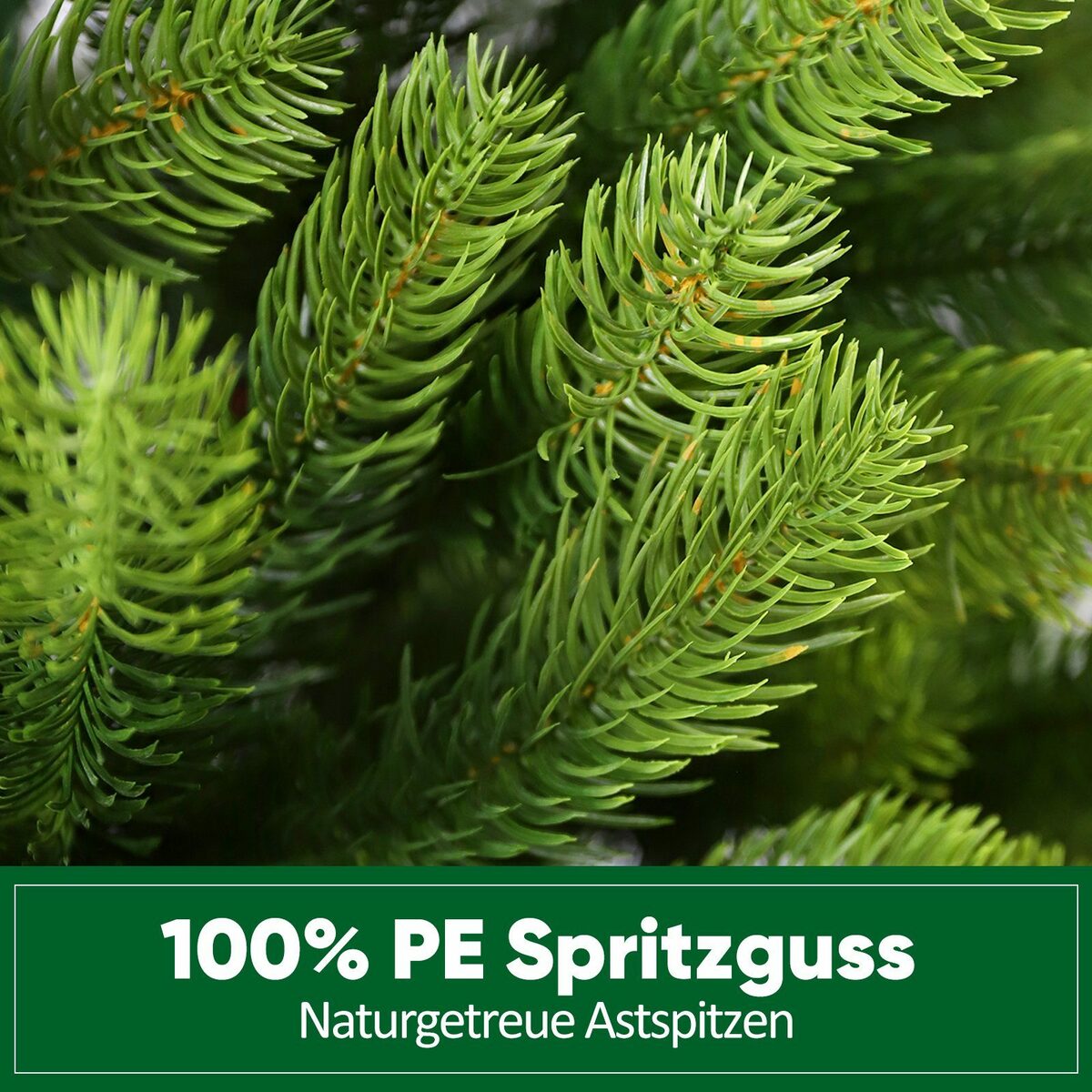 Bild 3 von Salcar Künstlicher Weihnachtsbaum Weihnachtsbaum Künstlich Tannenbaum Christbaum mit 100% PE Spitzen, 180cm mit 762 Spitzen