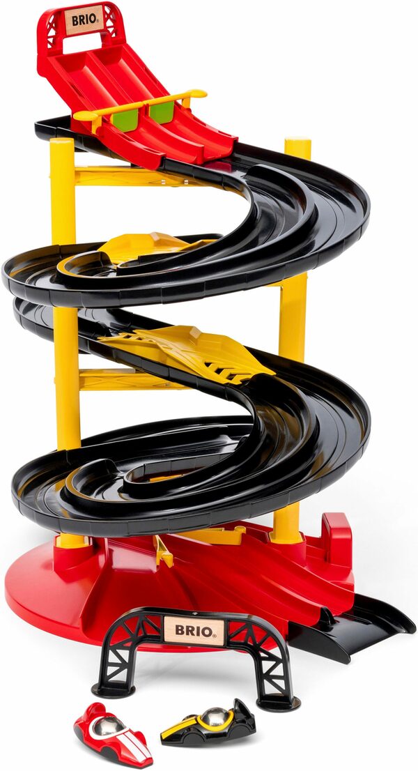 Bild 3 von BRIO® Autorennbahn Rennbahn-Turm mit zwei Rennwagen, FSC®- schützt Wald - weltweit