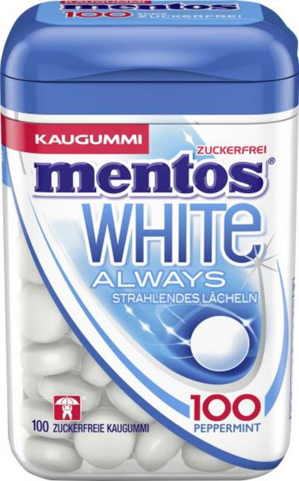 Bild 1 von Mentos White Always Strahlendes Lächeln Peppermint