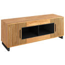 Bild 1 von Carryhome Tv-Element, Schwarz, Eiche, Metall, furniert, 190x60x45 cm, Wohnzimmer, TV Möbel, TV-Elemente