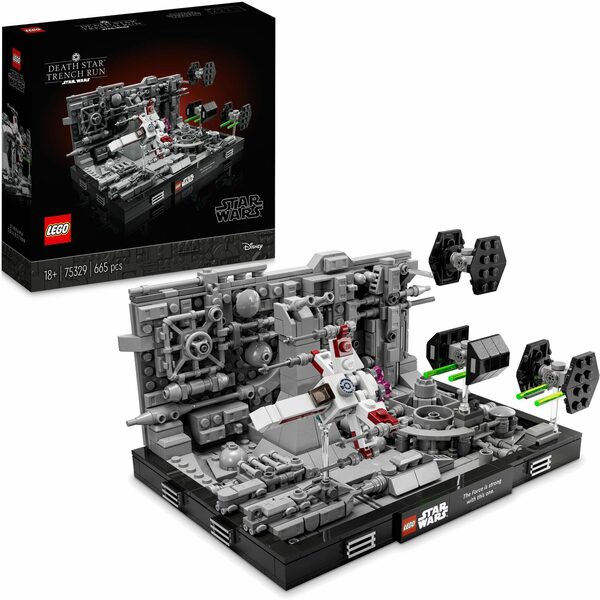 Bild 1 von LEGO® Konstruktionsspielsteine Death Star™ Trench Run Diorama (75329), LEGO® Star Wars, (665 St), Made in Europe