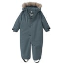 Bild 1 von Baby Schneeoverall mit Fellimitat DUNKELGRAU