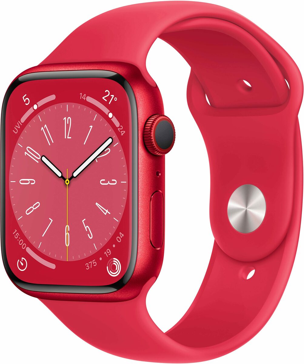 Bild 1 von Apple Watch Series 8 GPS + Cellular 45mm Watch, Die Zukunft der Gesundheit. Am Handgelenk.