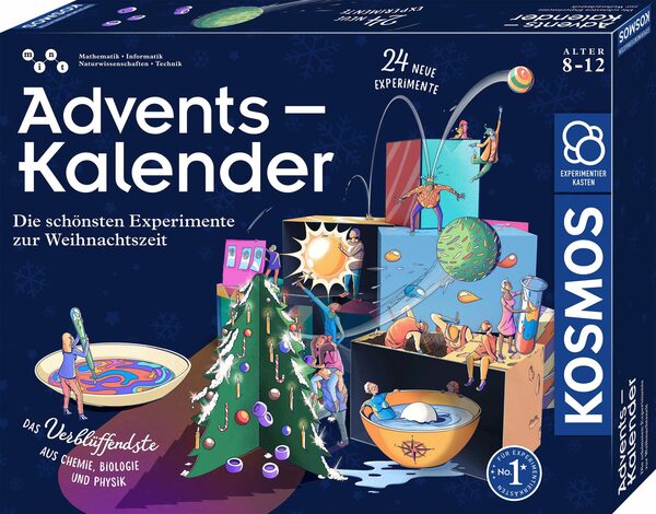 Bild 1 von Kosmos Adventskalender Spielzeug, Experimente - 2023