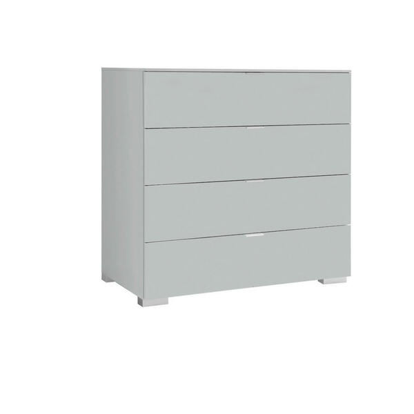 Bild 1 von Moderano Kommode, Grau, Metall, 4 Schubladen, 80x77x40 cm, Goldenes M, BQ - Bündnis für Qualität, Made in Germany, Blauer Engel, DGM-Klimapakt, DGM-Emissionslabel, Typenauswahl, stehend, in versch