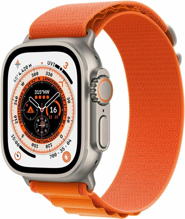 Bild 1 von Apple Watch Ultra GPS + Cellular 49mm Alpine S Watch, Gemacht für extreme Anforderungen