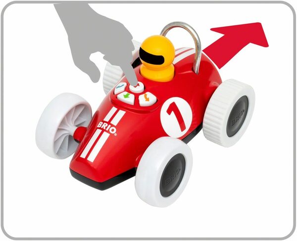 Bild 3 von BRIO® Spielzeug-Rennwagen Play & Learn, mit elektronischer Steuerungsfunktion; FSC®- schützt Wald - weltweit