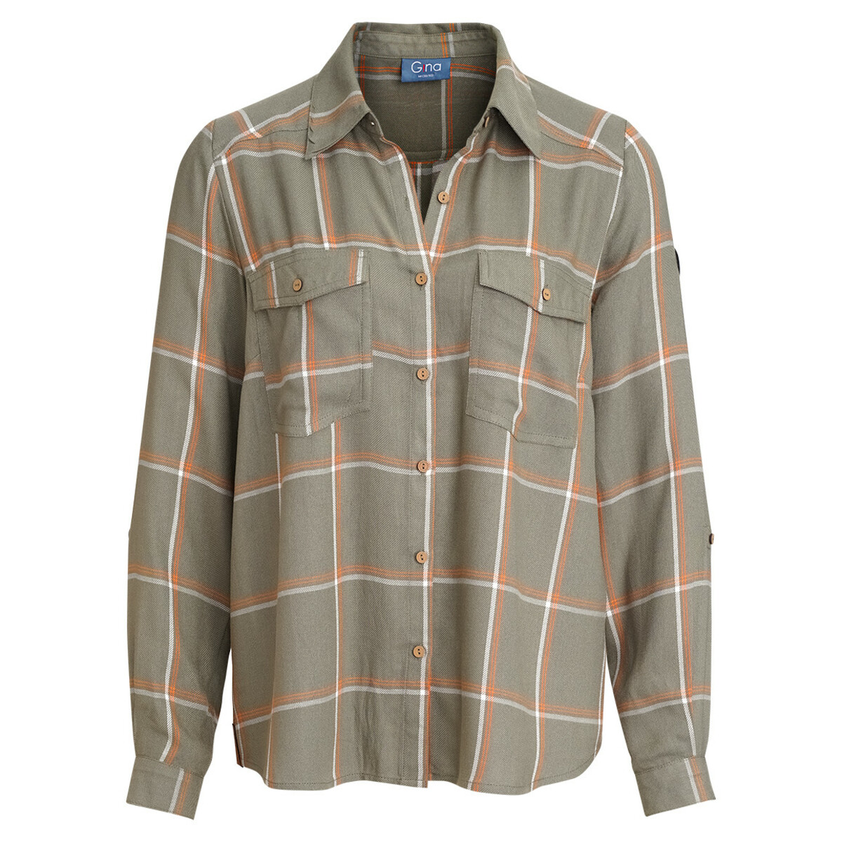 Bild 1 von Damen Hemdbluse im Karo-Look OLIV