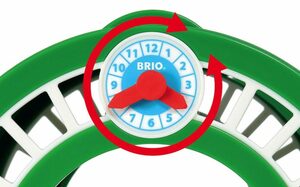 BRIO® Spielzeugeisenbahn-Gebäude World Gebäude Neuer Hauptbahnhof mit Ticketautomat 2 Teile 33649