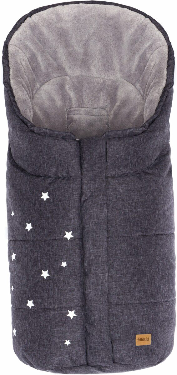Bild 1 von Fillikid Fußsack Askja Winterfußsack, schwarz melange