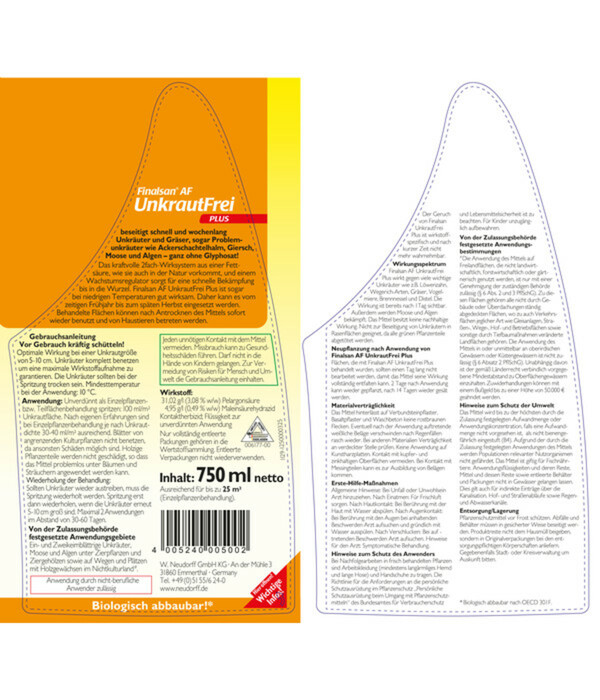 Bild 2 von Neudorff Finalsan® AF UnkrautFrei Plus, 750 ml
