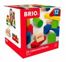 Bild 1 von BRIO® Steckspielzeug Brio Kleinkindwelt Holz Bausteine Bunte Holzbausteine 25 Teile 30114