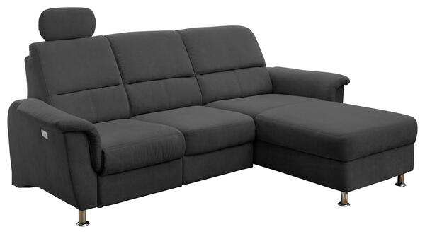 Bild 1 von Ecksofa mit Relaxfunktion + USB Anschluss Parole, Mikrof., Schwarz