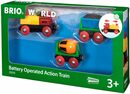 Bild 2 von BRIO® Spielzeug-Eisenbahn Holzspielzeug, BRIO® WORLD, Zug mit Batterielok, mit LichtMade in Europe, FSC® - schützt Wald - weltweit