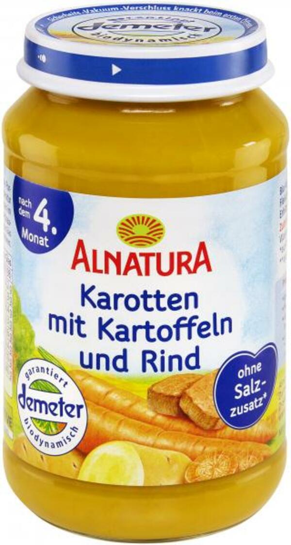 Bild 1 von Alnatura Karotten mit Kartoffeln und Rind