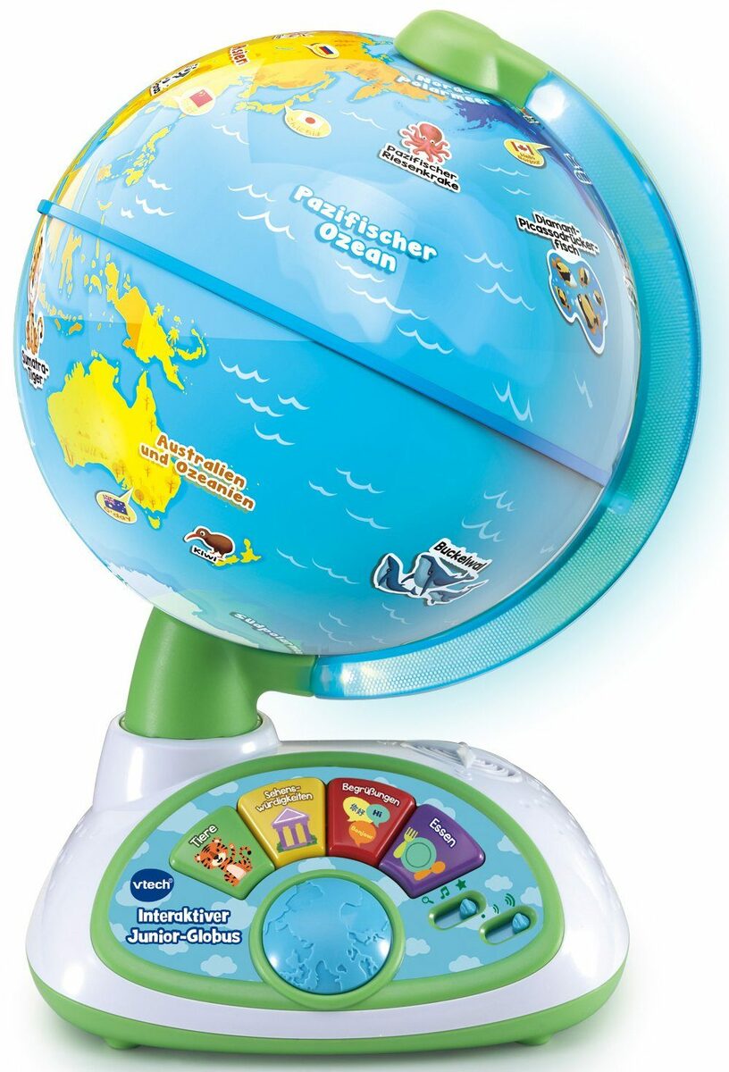 Bild 1 von Vtech® Globus Ready Set School, Interaktiver Junior-Globus, Lernglobus mit Licht und Sound