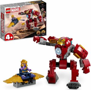 LEGO® Konstruktionsspielsteine Iron Man Hulkbuster vs. Thanos (76263), LEGO® Marvel, (66 St), Made in Europe
