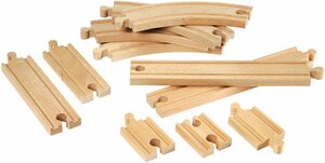 BRIO® Gleise-Set Holzspielzeug, BRIO® WORLD, Kleines Schienensortiment, (Set), aus Holz, FSC®- schützt Wald - weltweit