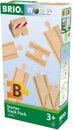 Bild 2 von BRIO® Gleise-Set Holzspielzeug, Ergänzungsset, BRIO® WORLD, Schienen Starter Pack B, FSC®- schützt Wald - weltweit
