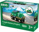 Bild 3 von BRIO® Spielzeug-Eisenbahn Holzspielzeug, BRIO® WORLD, Batterie Frachtlok, mit LichtfunktionMade in Europe, FSC® - schützt Wald - weltweit
