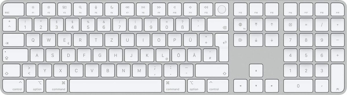 Bild 2 von Apple Magic Keyboard with Touch ID and Numeric Keypad for Mac Apple-Tastatur