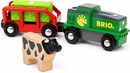 Bild 2 von BRIO® Spielzeug-Eisenbahn BRIO® WORLD, Bauernhof Batterie-Zug, FSC®- schützt Wald - weltweit