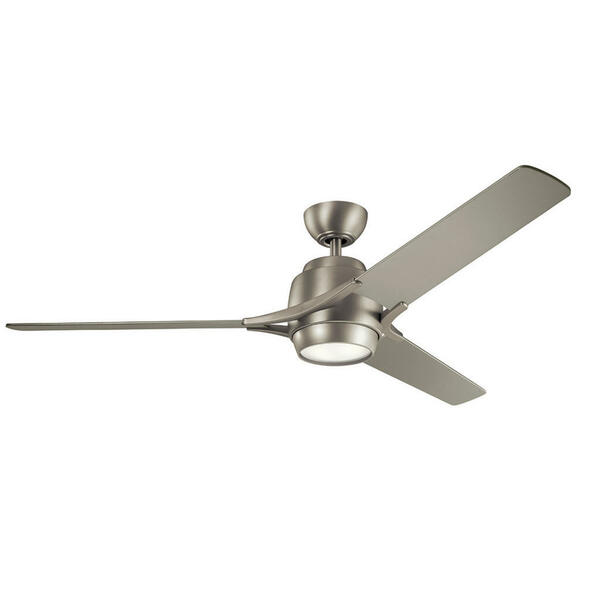 Bild 1 von Deckenventilator Elstead Zeus, Metall, 46 cm, Grüner Punkt, RoHS, Fernbedienung, Sommerbetrieb, Winterbetrieb, Freizeit, Heizen & Kühlen, Ventilatoren