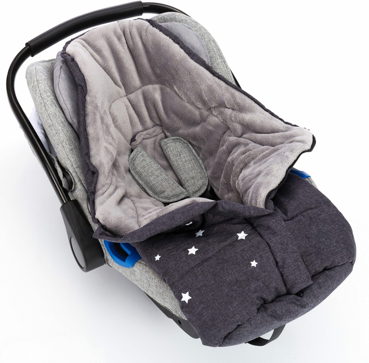 Bild 2 von Fillikid Fußsack Askja Winterfußsack, schwarz melange