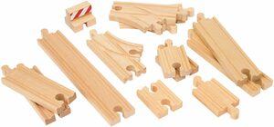 BRIO® Gleise-Set Holzspielzeug, Ergänzungsset, BRIO® WORLD, Schienen Starter Pack B, FSC®- schützt Wald - weltweit