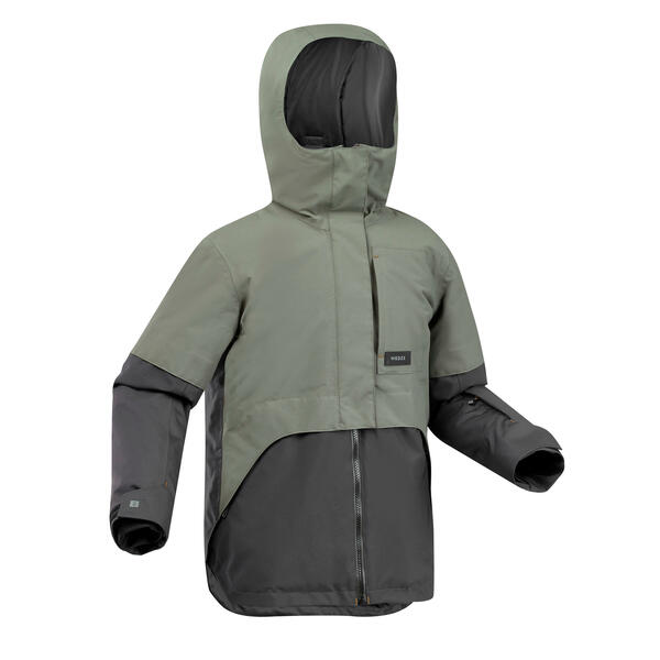 Bild 2 von Snowboardjacke Jungen lang sehr robust - SNB 500 khaki