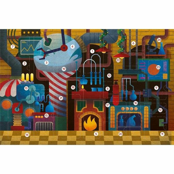 Bild 3 von Clementoni® Lernspielzeug Galileo Science – Adventskalender, Adventskalender Weihnachtskalender Experimente Experimentierkasten mehrfarbig