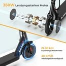 Bild 4 von LETGOSPT E-Scooter Elektroroller,Doppelbremsen,2 Geschwindigkeitsmodi,30 km,bis 120kg, 350,00 W, 20,00 km/h, faltbar+LCD-Display+Doppelbremse+ABE-Zertifizierung, Straßenzulassung