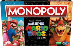 Hasbro Spiel, Gesellschaftsspiel Monopoly Super Mario Bros. Film Edition