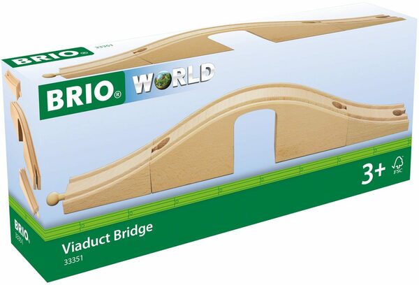Bild 2 von BRIO® Spielzeugeisenbahn-Brücke Holzspielzeug, BRIO® WORLD, Unterführung, FSC®- schützt Wald - weltweit