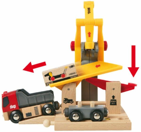 Bild 4 von BRIO® Spielzeug-Eisenbahn Holzspielzeug, BRIO® WORLD, Frachtverladestation, für Spielzeugeisenbahn, FSC®- schützt Wald - weltweit