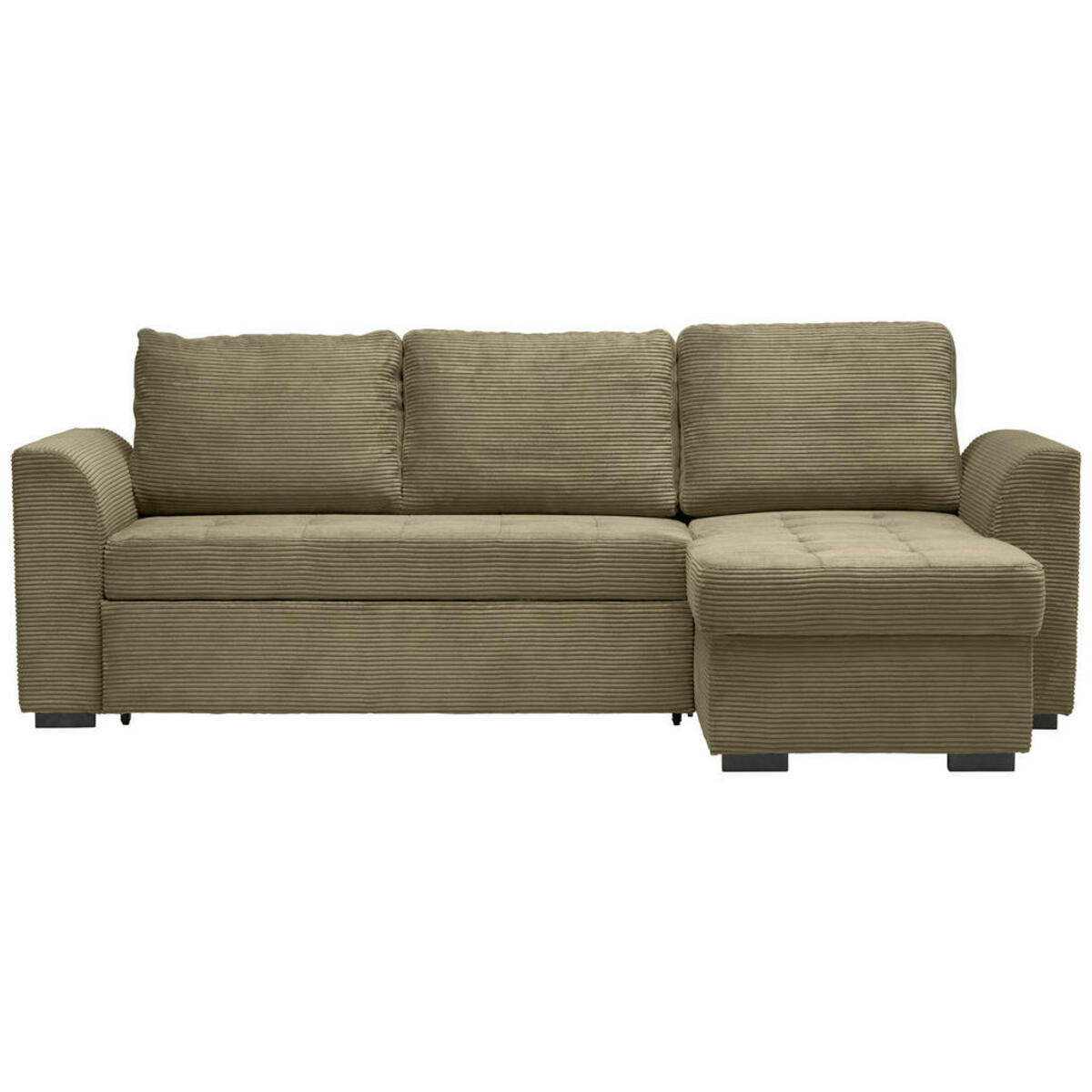 Bild 1 von Xora Ecksofa, Olivgrün, Textil, 3-Sitzer, Füllung: Kaltschaum, seitenverkehrt montierbar, L-Form, 243x155 cm, Stoffauswahl, Hocker erhältlich, Rücken echt, Wohnzimmer, Sofas & Couches, Wohnlandsc