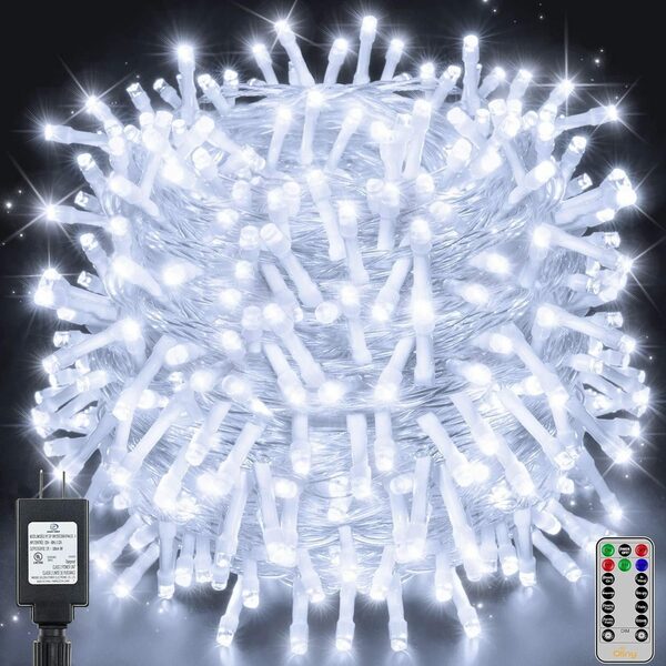 Bild 1 von Diyarts LED-Lichterkette, 400-flammig, 60m LED vielseitige Beleuchtung, 8 Modi, 4 Helligkeitsstufen.