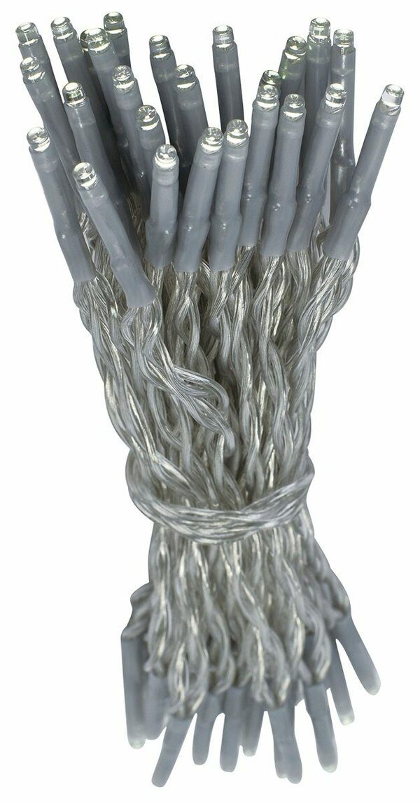 Bild 3 von MeLiTec LED-Lichterkette XM55, transparente Leitung Timer integriert Dimmer 50 LED's