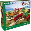 Bild 3 von BRIO® Spielzeug-Eisenbahn Holzspielzeug, Großes Bahn Bauernhof-Set, (30-tlg), FSC® - schützt Wald - weltweit