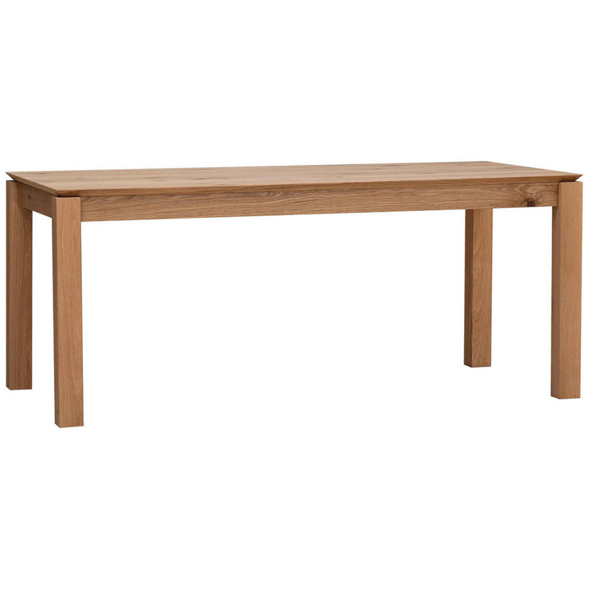 Bild 1 von Hom`in Esstisch, Natur, Eiche, Holz, Birke, Eiche, furniert, massiv, rechteckig, eckig, 180-230x76x90 cm, ausziehbar, Esszimmer, Tische, Esstische, Esstische ausziehbar