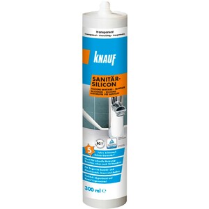 Knauf Sanitär-Silikon Transparent 300 ml