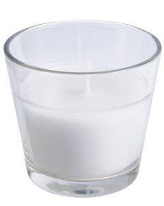 Duftkerze im Glas
       
    120 g  Fresh Cotton, ca. 8 x 9,5 cm
   
      weiß