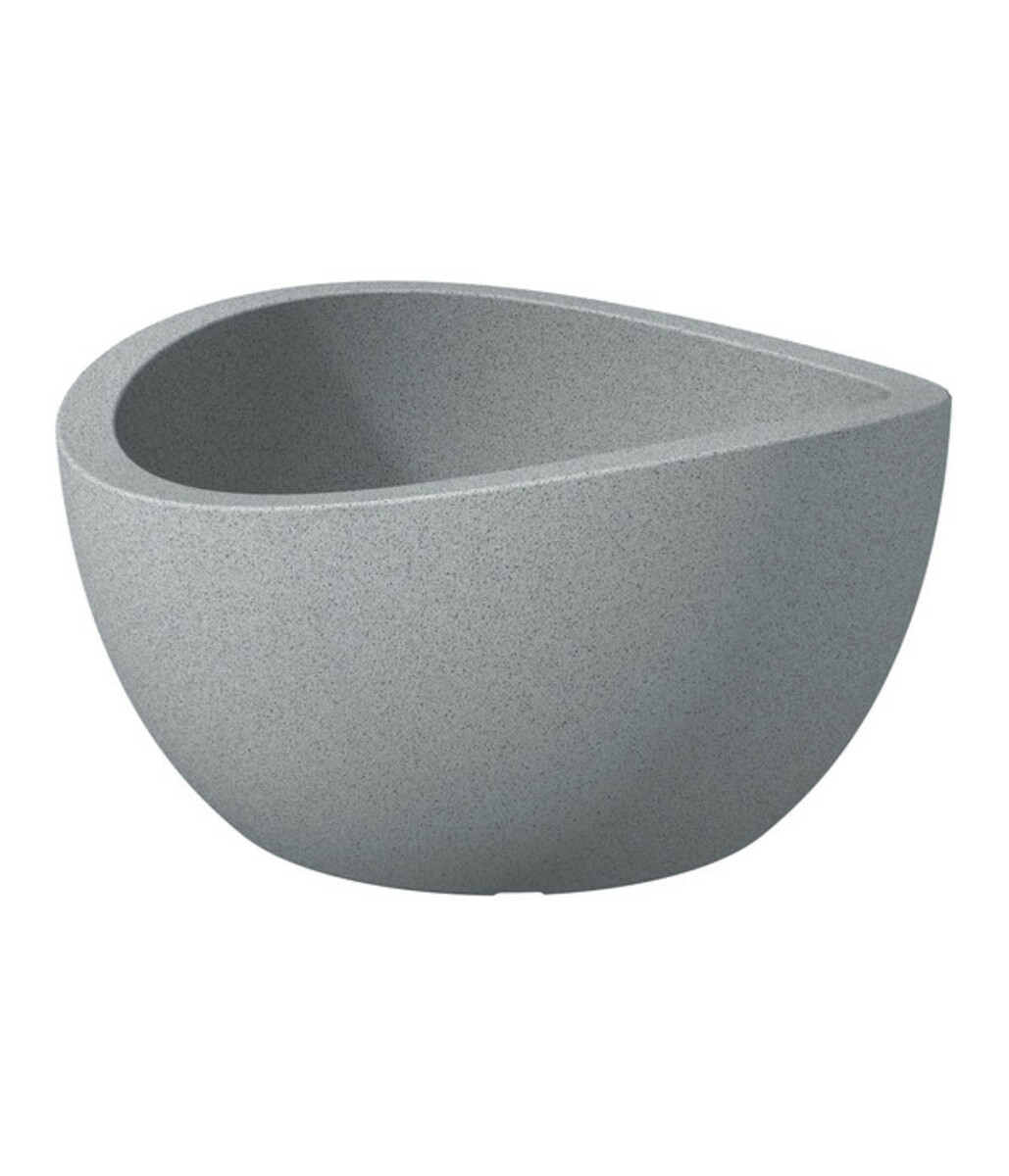 Bild 1 von Scheurich Kunststoff-Topf Wave Globe, rund, ca. Ø39,3/H21 cm