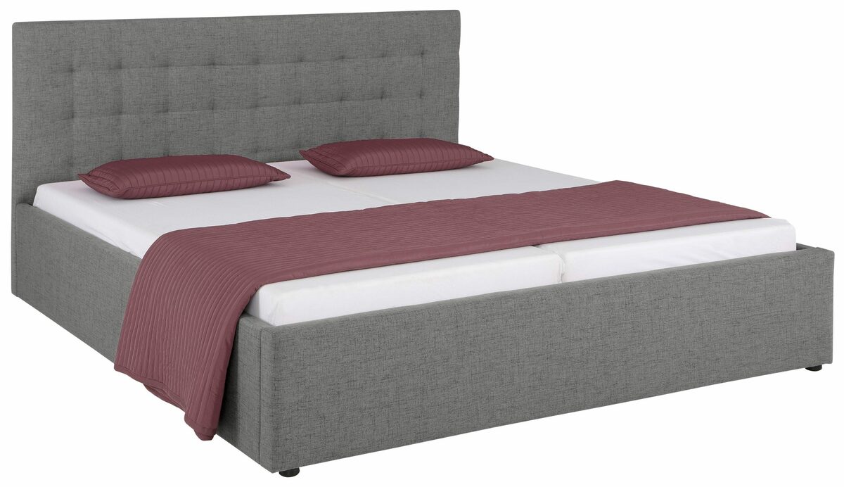 Bild 3 von Home affaire Polsterbett Hamar, mit schöner Knopfheftung im Kopfteil, in 3 Größen und 2 Farben