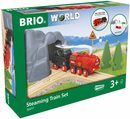 Bild 2 von BRIO® Spielzeug-Eisenbahn Holzspielzeug, BRIO® WORLD, Batterie-Dampflok Set, FSC®- schützt Wald - weltweit