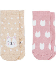 Frottee-Socken mit Mustern
       
    2 Stück Ergee verschiedene Designs
   
      rosa