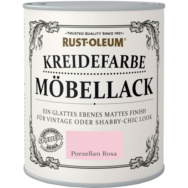 Bild 1 von Rust-Oleum Kreidefarbe Möbellack Porzellan Rosa Matt 125 ml