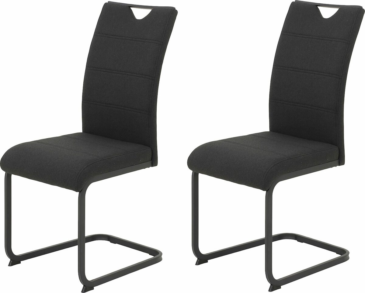 Bild 1 von HELA Freischwinger MARS (Set, 2 St), nachhaltiger & robuster Bezug, 120 Kg Belastbarkeit, 2er und 4er Set