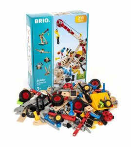 BRIO® Spielbausteine Brio Spielzeug Bausystem Builder Activity Set 211 Teile 34588