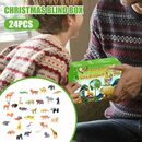 Bild 2 von farfi Adventskalender 24 Teile/satz Kalender Boxen PVC Tier Welt Adventskalender (24 Stück), Animal World Advent Calendar